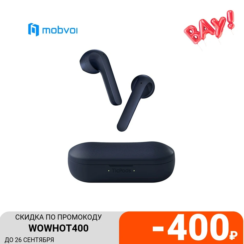 Беспроводные наушники Mobvoi TicPods 2 (WH72016) | Электроника