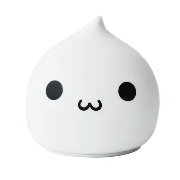 

For Kids Battery Powered Home Decor Silicone LED Night Light Gift Children Tap Control Free Standing Cute Bedroom Portable