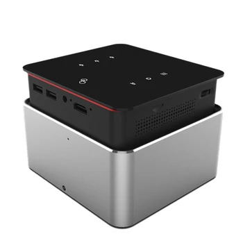 

Microphone Projector WIFI Android System Mobile Phone Computer with Sn Smart Projector(EU Plug)