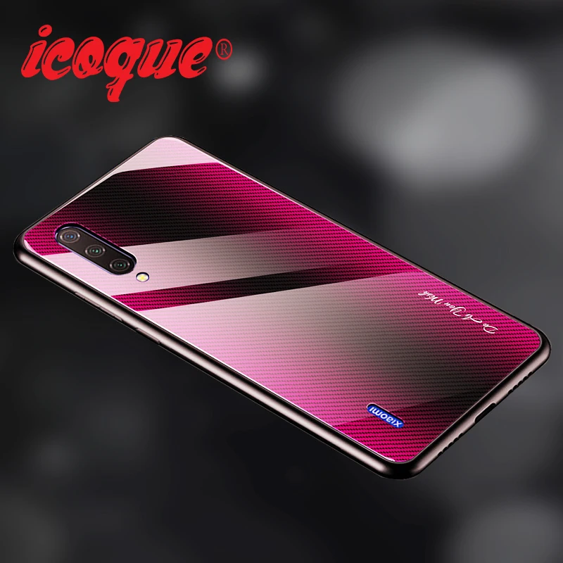 Чехол из закаленного стекла для Xiaomi mi 9 SE CC9 CC9E A3 Lite Роскошный чехол Xiao Red 7A 7 K20 Note 6 5
