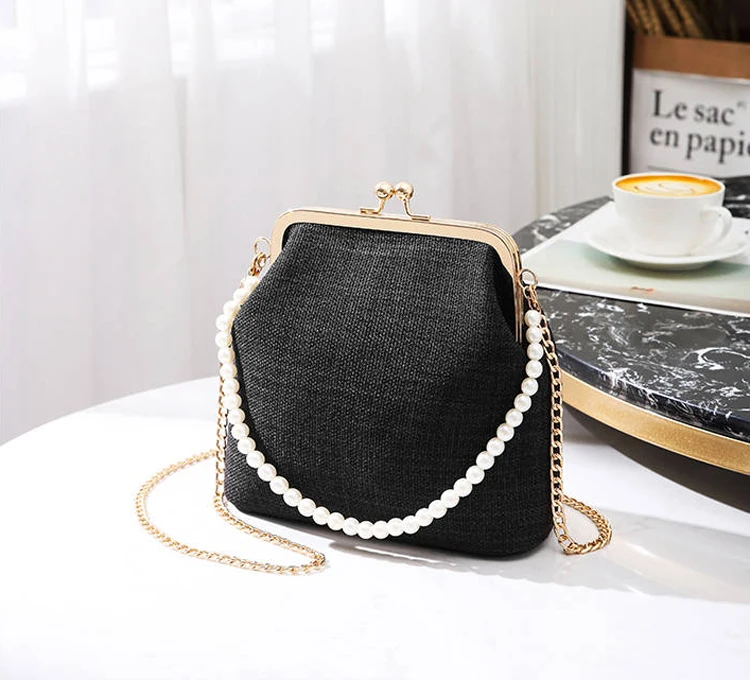 vintage bag bags women beads chain shoulder crossbody bag bags women's handbags (19)