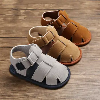 

Baby Newborn Soft Crib Sole Leather Shoes Girl Boy Kid Toddler Prewalker Sandals