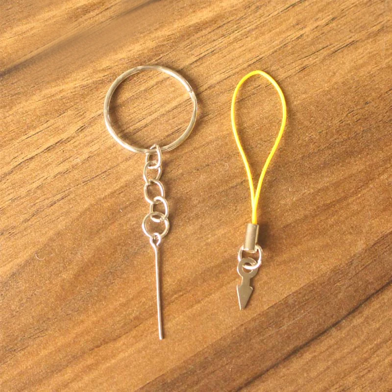 Цепочка для ключей nine-pin глиняная кукла аксессуары подвесная Веревка DIY аксессуары 10 шт./упак