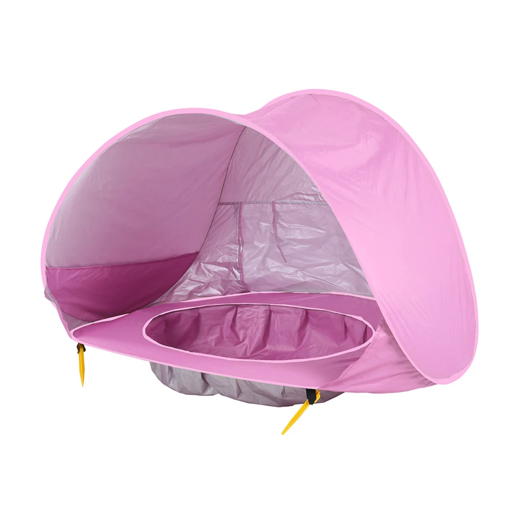 

Foldable Baby Beach Tent Pop Up Shade Pool UPF 50+ Infant Sun Canopy Shelter