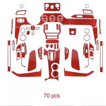 

Real Carbon Fiber Inner Gear Shift Steering Wheel Frame Cover Interior Sticker Trim For Ford Mustang 2015-2020 Accessories