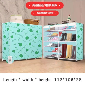 

Simple Shoe Rack Dustproof Storage Shoe Cabinet Multi-layer Small Shoe Rack Dormitory Hall Rack DIY Cloth Shoes Organize Cabinet