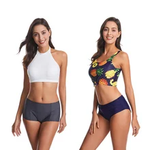 Сексуальный раздельный купальник, бикини для женщин, пуш-ап, высокая талия, женский купальник, для девушек, для пляжа, для купания, большая грудь, купальник