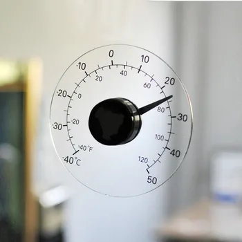 

11cm Outdoor Thermometer Door and Window Glass Glued Waterproof Greenhouse Temperature Thermometer