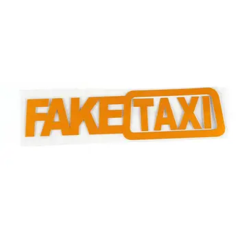 

FAKE TAXI fake taxi drift sign funny car stickers foreign trade hot sale Europe and America FAKE TAXI car stickers