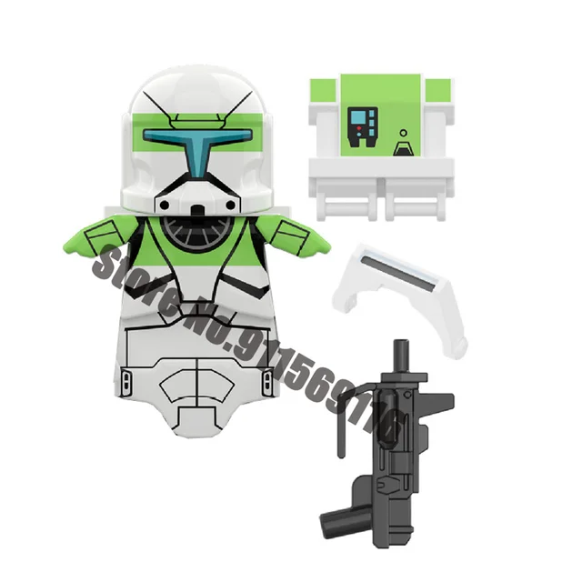 Disney Republic Commando 501st Clone Building Blocks Trooper Force 99 Hunter Crosshair Wrecker Echo Cody Rex Star Brick Figure D-XP373