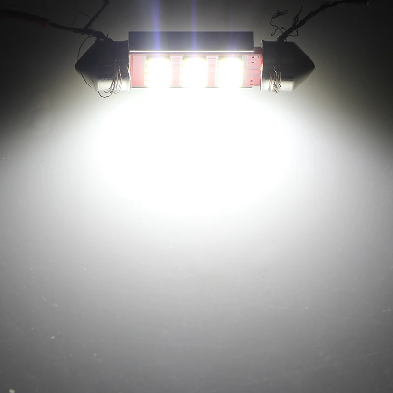 4 шт. декодирование автомобиля свет для чтения 31 мм/36 мм/39 мм/41 мм 12Smd двойной точечный светодиодный свет купола окружающий свет автозапчасти