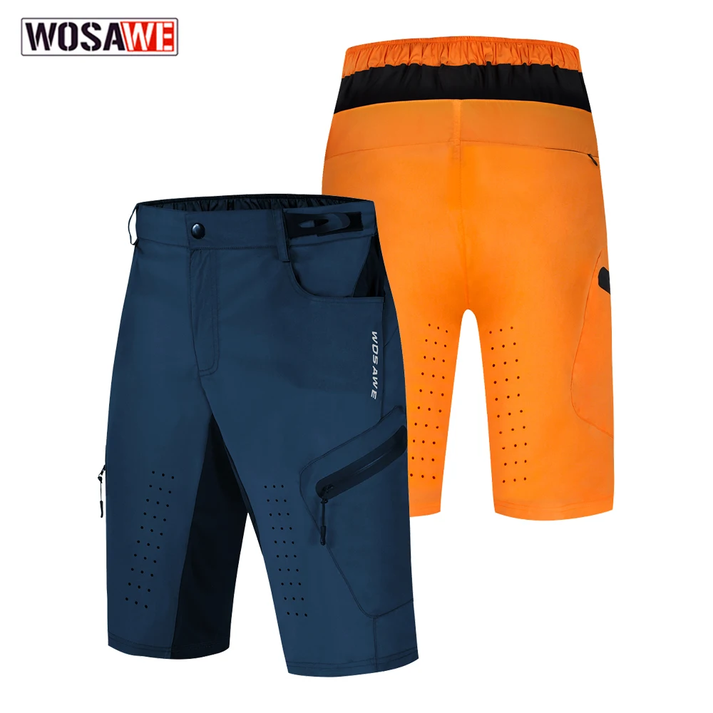 

WOSAWE Autumn Men's breathable cycling shorts Quick dry Mountain Road MTB Cycling Shorts Motobike Riding Short Bike chothing