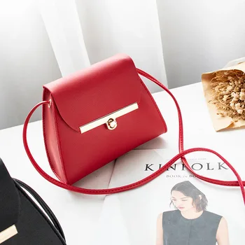 

Women PU Leather Handbag Satchel Messenger Cross Body Shoulder Money With Cash Square Bag Purse