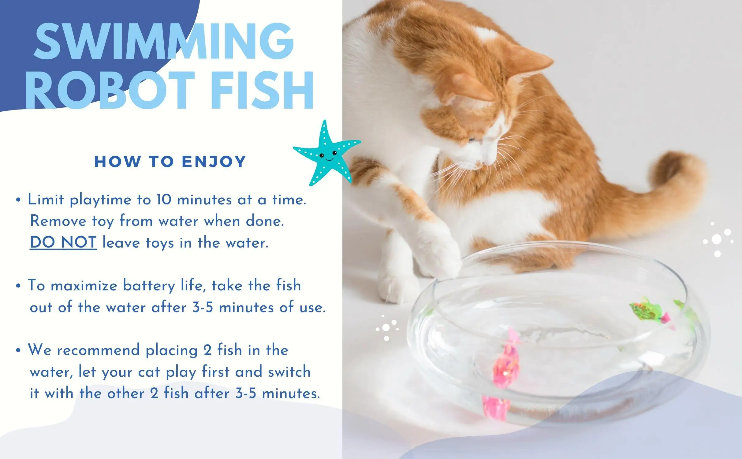 Cat Toy Fish - Interactive Cat toy