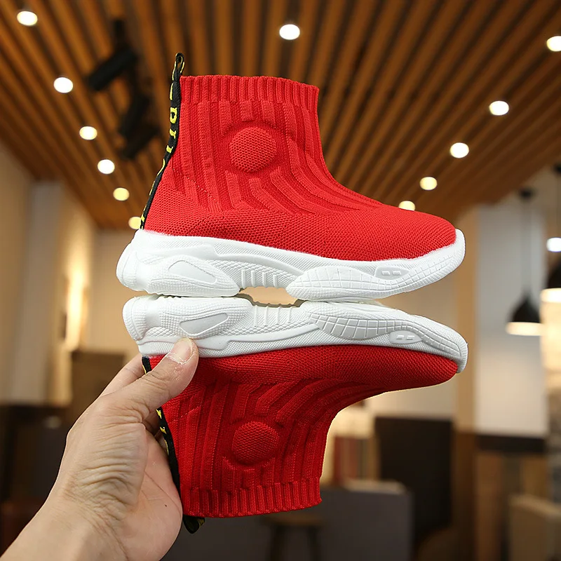 Autumn New Fashionable Net Breathable Leisure Sports Running Shoes for Girls Shoes for Boys Brand Kids Shoes