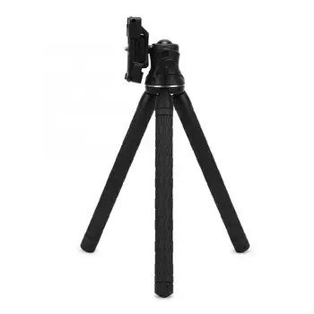 

High Quality 7 Sections Stretchable Desktop Tripod with Ball Head Multi-functional Mobile Phone Clip for Mirrorless Camera