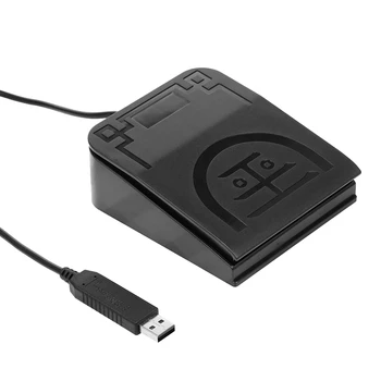 

HOT-FS2017U1 Foot Switch Control Key Customized Computer Keyboard Action Pedal for Devices Instruments Computers Office