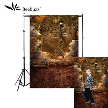 

Beebuzz photo backdrop halloween new product the wilderness style background a halloween party photographic aid