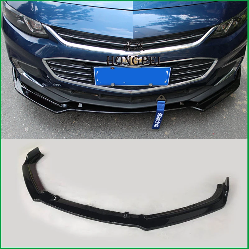 

For Chevrolet Malibu 2015-2017 Malibu Red Line Series Front Bumper Lip Diffuser Protector Plate Spoiler Body Kit Cover Trim