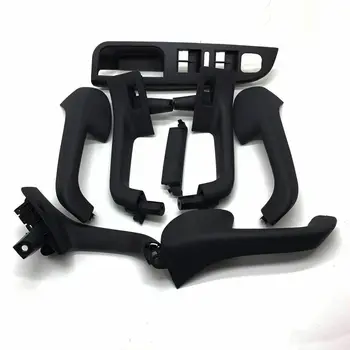 

8Pcs Black Color Interior Door Handle Grab Cover Set For VW Golf 5 GTi MK5 Jetta MK5