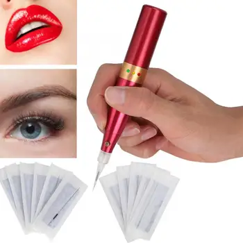 

Tattoo Gun Rechargeable Electric Microblading Eyebrow Lip Tattoo Pen Machine Tool 100-240V US Plug Microblading Machine