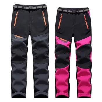 

New Style chong feng ku Male Outdoor Sports Winter Waterproof Windproof Warmth Brushed and Thick Mountain Climbing Soft Cover Lo