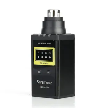 

Saramonic SR-XLR4C VHF Wireless XLR Plug-On Microphone Transmitter for SR-WM4C Professional Video Microphone (SR-XLR4C)