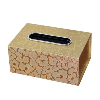 

Saingace Leather Tissue Box European Napkin Tray Box Medium Leather Car Tissue Box Holder Box Case Pouch Table Tissue Holder