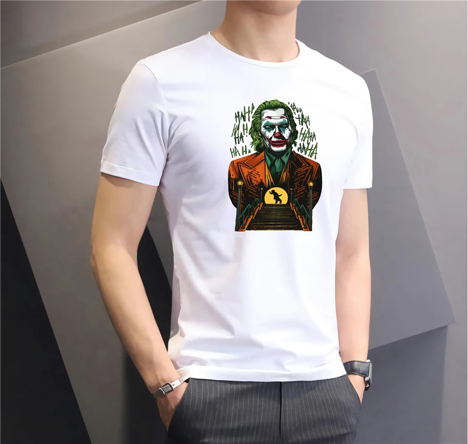 Reborn Clown Arthur Fleck Joaquin Phoenix Can You Call Me Joker черная футболка с фигуркой