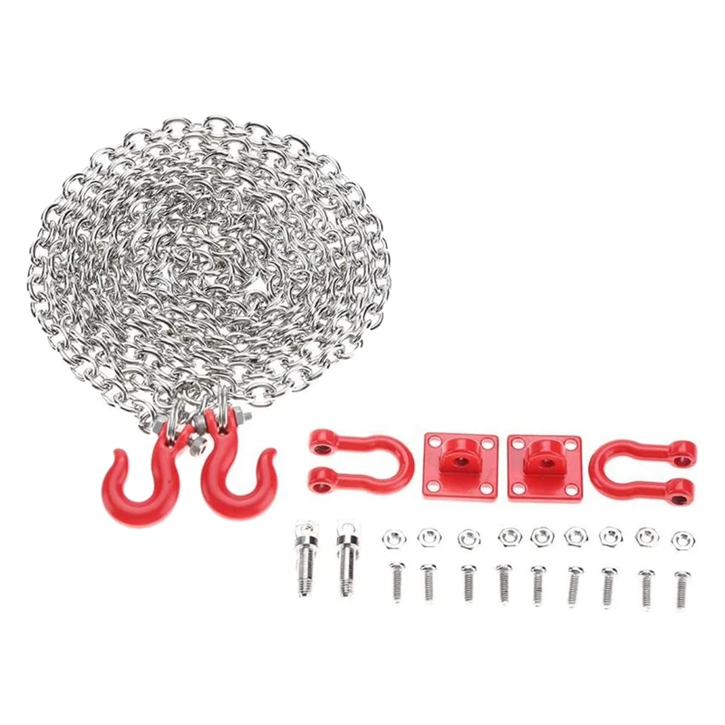 1/10 RC Car Tow Hook Trailer Chain Set U Shaped Rescue Assemble Parts for Crawler | Игрушки и хобби