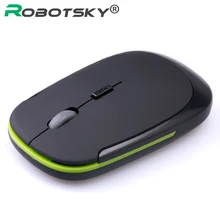 2,4 ГГц Беспроводная мышь 1200 dpi ультра тонкая офисная игровая мышь фотоэлектрическая USB приемник 10 м рабочее расстояние для ноутбука ПК