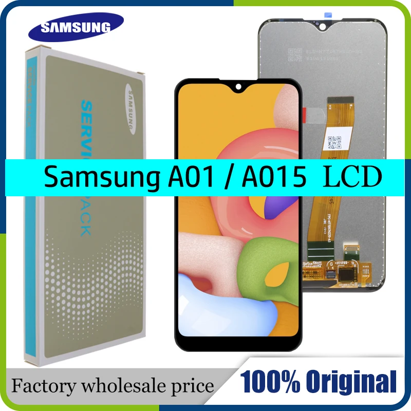 ЖК-дисплей 5 7 &quotдля Samsung Galaxy A01 A015 сенсорный экран с дигитайзером сборка A015F A015G A015DS