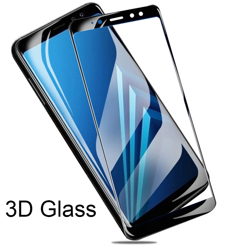 3D защитное закаленное стекло для Samsung Galaxy A3 A5 A7 A8 2017 2018 защитная пленка экрана J2 J3 J5