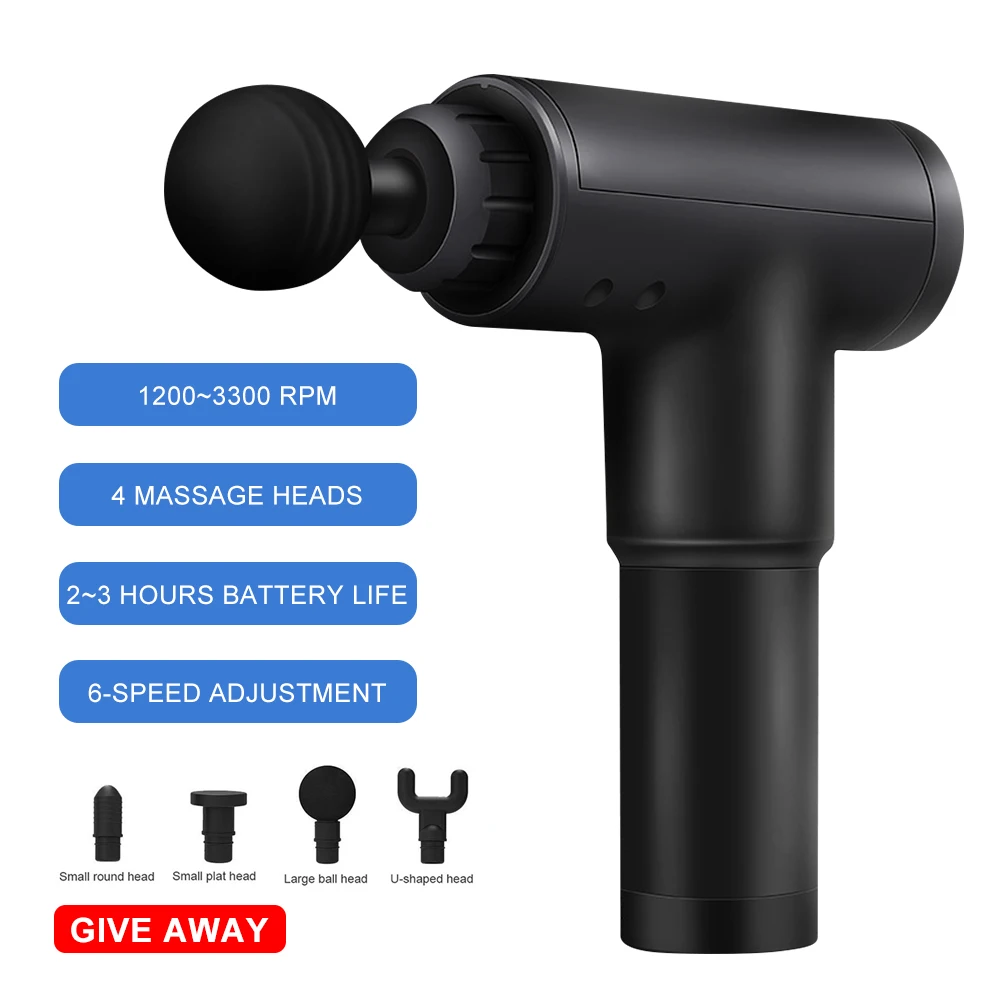 

High frequency Muscle Massage Gun Body Massager Therapy Sport Exercising Muscle Pain Relief Body Muscle Relax Electric Massage