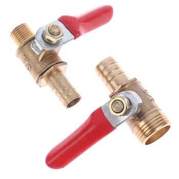 

Ball Valve 8-12mm Hose Barb 1/8'' 1/2'' 1/4'' Male Thread Connector Joint New