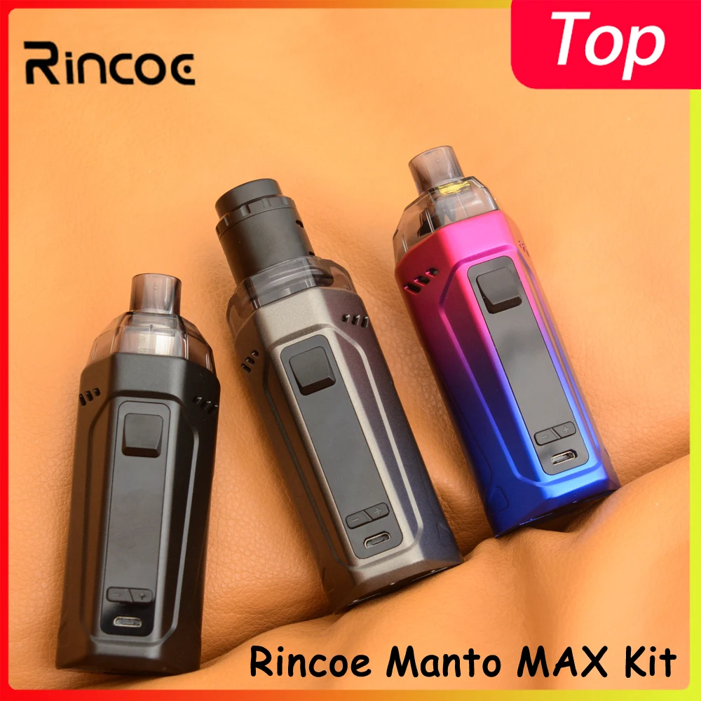 Rincoe Manto Max 228W Pod Kit Питание от двух аккумуляторов 18650 8 мл емкость Комплект для сетки
