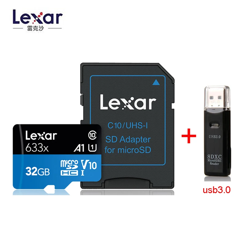 Lexar 633X новый оригинальный 95 МБ/с. Micro sd карты 512 ГБ 1 ТБ 128g 256 устройство чтения карт