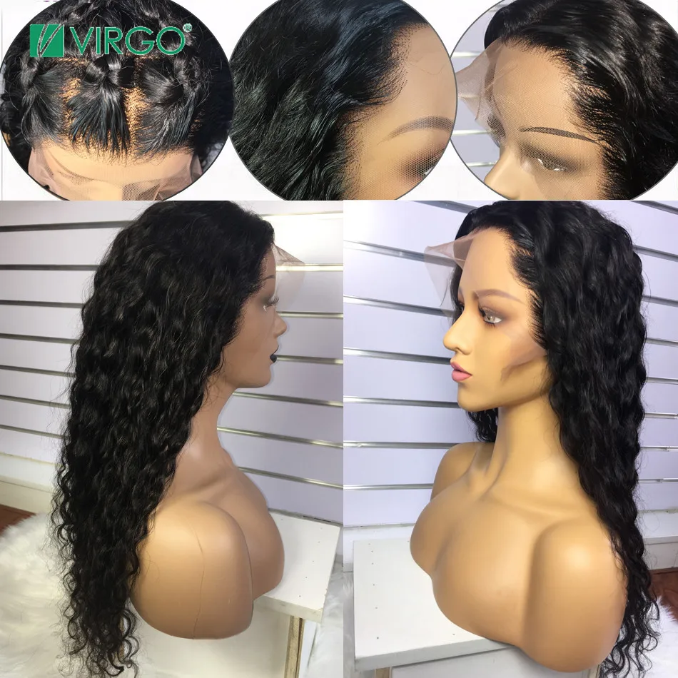 water wave lace front wigs_副本