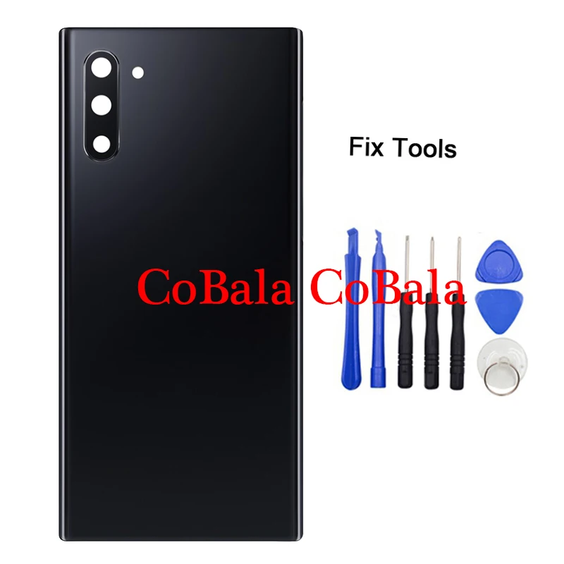 1 шт. для samsung Galaxy Note10 Note 10 Plus N970 N975 N970F N975F Задняя крышка батареи задняя дверь Корпус чехол+ объектив для рамы камеры