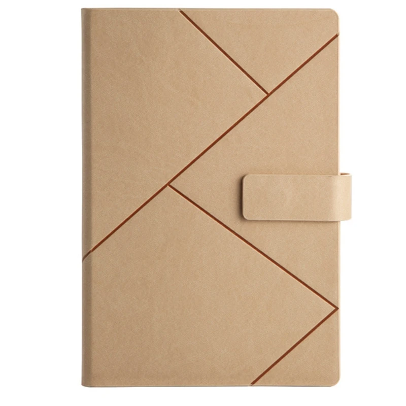 Travelers Business Notepads Agenda Diary School Office Supplies Stationery Notebook Leather Journal - Цвет: beige