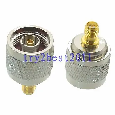 

DHL/EMS 20 pcs Adapter connector RPN jack pin to RPSMA plug pin RF COAXIAL straight -C1