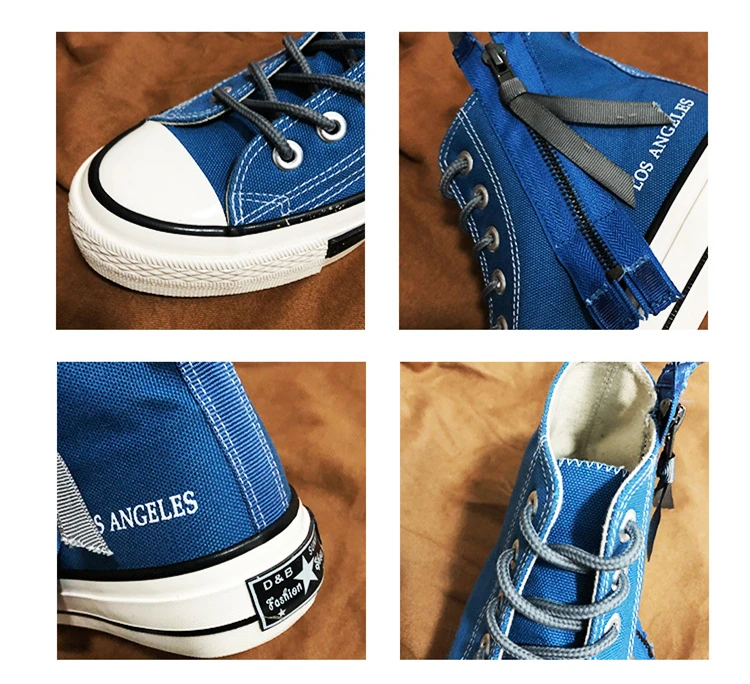 Men's Vulcanize Shoes New 2019 Autumn Fashion High Top Sneakers Men Casual Canvas Shoes Outdoor Footwear Zapatos De Hombre 