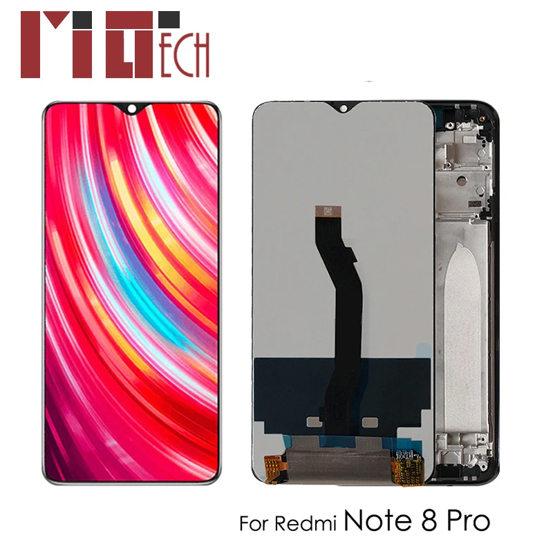 

LCD For Xiaomi Redmi Note 8 Pro 6.53" LCD Display Screen + Touch Screen Panel Digitizer Replacement Black No Frame with Tools