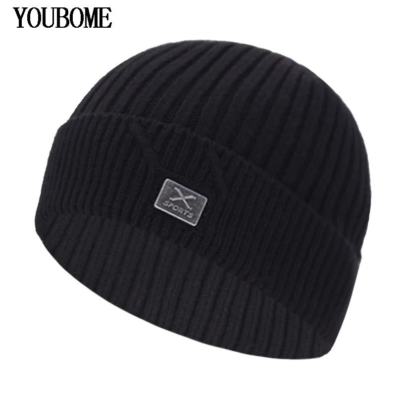 

Fashion Knitted Hat Men Winter Beanie Women Winter Hats For Men Skullies Beanies Bonnet Brand X Beany Male Men's Beanie Hat Cap