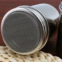 Портативный шейкер для кофе и шоколада из нержавеющей стали, сахарная мука, порошок какао, кофейный фильтр, шейкеры с крышкой см