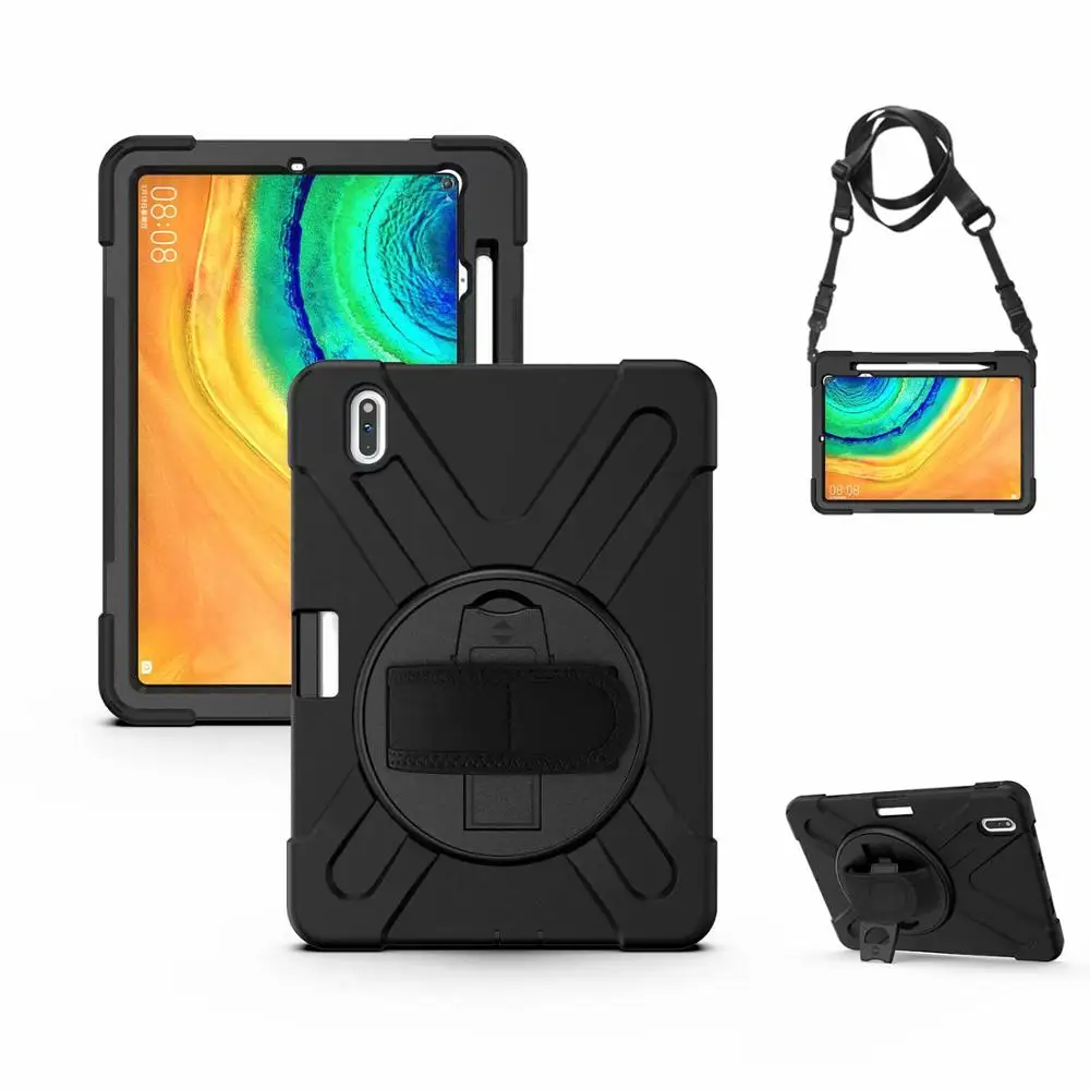 

For HUAWEI MatePad Pro 10.8 Case stand Cover Full Protection Holder With Pen Slot Hand And Shoulder Strap