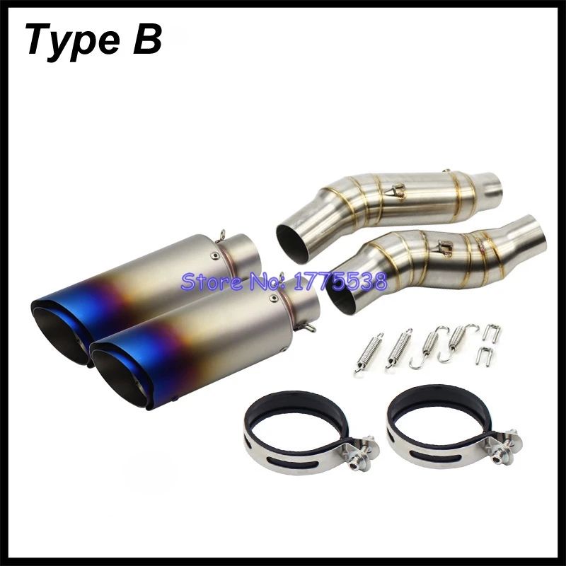Motorcycle Exhaust Muffler Link Pipe for Kawasaki Z1000 Z1000SX NINJA 1000 2010-2020 with Muffler Escape Demper Connect Pipe - Image 3