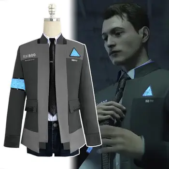 

Detroit: Become Human Connor RK800 Cosplay Costume Suit Outfit Men Coat Jacket