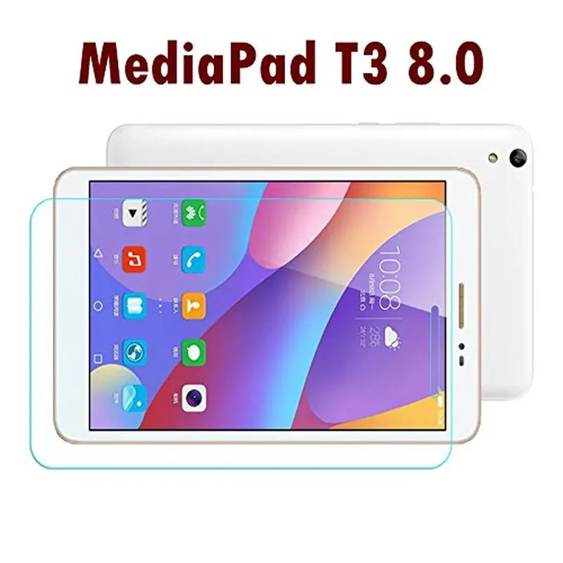 Прозрачное закаленное стекло 9H Защита экрана для Huawei Mediapad T3 8 дюймов зеркальная