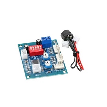 

Computer cooling four-wire PWM fan thermostat automatic temperature control and speed regulation 1 way temperature control 2 way